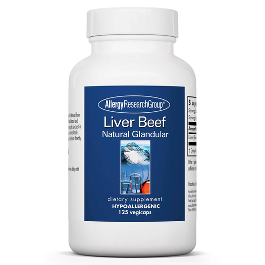 Liver Beef Glandular 500mg (125 capsules)