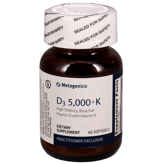 D3 5,000 + K (60 Softgels)